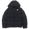ザ・ノースフェイス Belayer Parka PERTEX ロゴ フーデッド ダブルジップアップ ダウンジャケット ブラック L メンズ