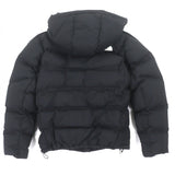 ザ・ノースフェイス Belayer Parka PERTEX ロゴ フーデッド ダブルジップアップ ダウンジャケット ブラック L メンズ