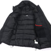 ザ・ノースフェイス Belayer Parka PERTEX ロゴ フーデッド ダブルジップアップ ダウンジャケット ブラック L メンズ