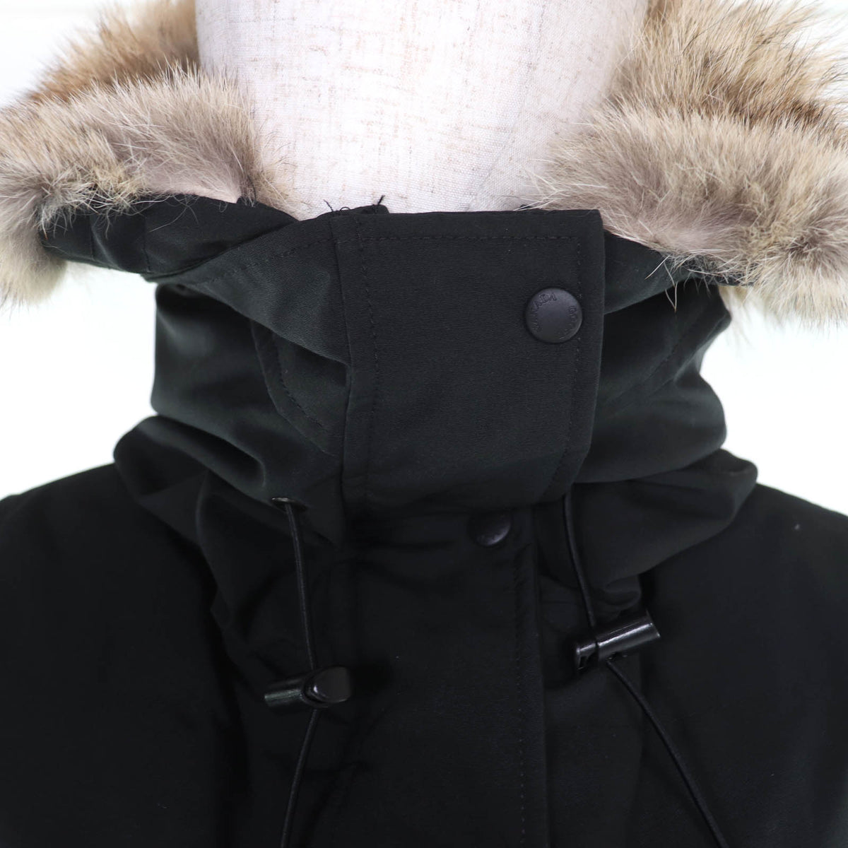 カナダグース MACKENZIE PARKA マッケンジー ファー・フード付 ダウンコート ブラック SP レディース