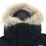 ザ・ノースフェイス Antarctica Parka GORE-TEX ファー・フード・ロゴワッペン付き ロゴ刺繍 ダブルジップアップ ダウンジャケット ブラック L メンズ