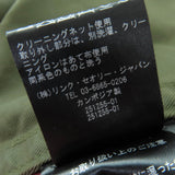 セオリー WINTER PRAKA フィッシュテール ダウンライナー付 4WAY ミリタリーコート カーキ S レディース
