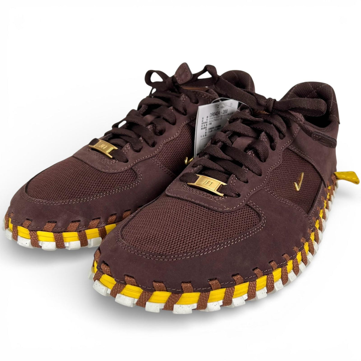 ナイキ ジャックムス J FORCE 1 LOW LX SP スニーカー ブラウン 27.5 メンズ