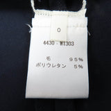 ザロウ ストレート スリム ボトムス パンツ ネイビー 54847 レディース