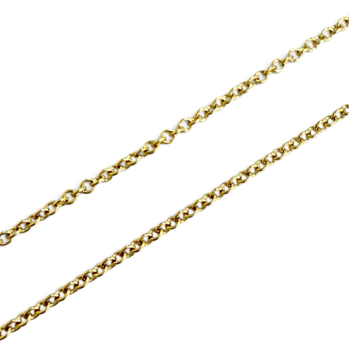 ティファニー バイザヤード 1Pダイヤモンド ペンダント ネックレス 750(YG) 約0.18ct ネックレス イエローゴールド レディース