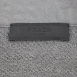 プラダ スタンドカラー 切替デザイン ジップアップ トラックジャケット ブルゾン ナイロンジャケット グレー XL メンズ
