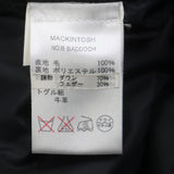 マッキントッシュ ロロピアーナ社製生地使用 トグルボタン ダッフル ダウンコート ブラック 46 日本サイズM相当 メンズ