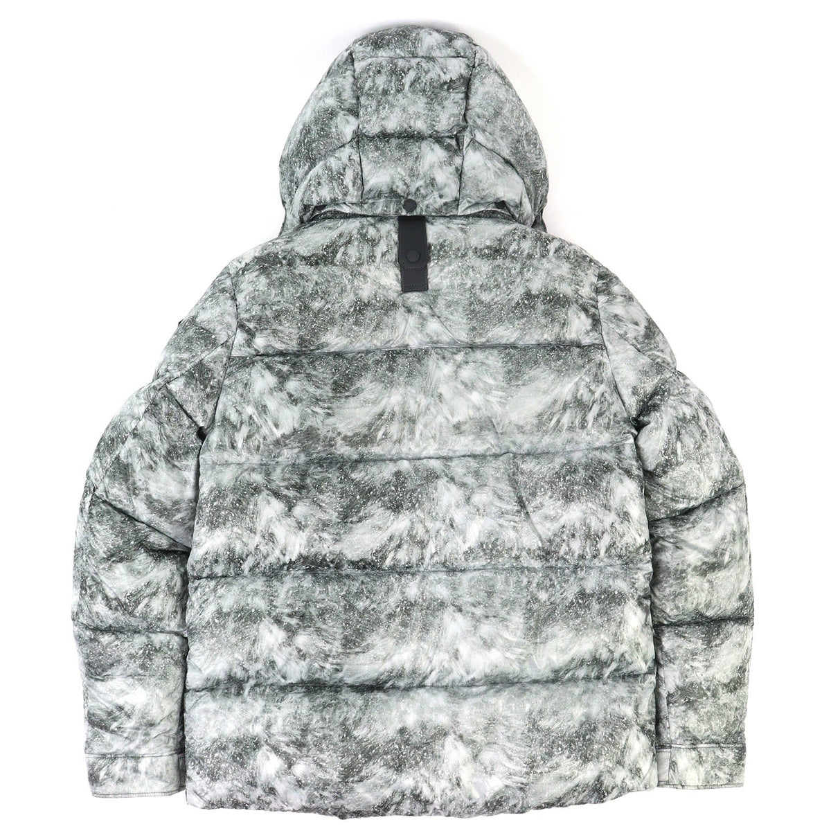 モンクレール ダブリュー YAMATA White Mountaineering ホワイトマウンテニアリング 相澤陽介 ロゴワッペン ダウンジャケット グレー系 3 メンズ