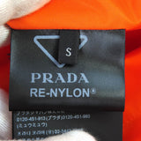 プラダ パデッドナイロンベスト トライアングルロゴ RE-NYLON プルオーバー ダウンベスト ミリタリー カーキ S メンズ