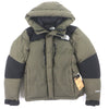 ザ・ノースフェイス Baltro Light Jacket WINDSTOPPER GORE-TEX ロゴ刺繍 フーデッド ダブルジップアップ ダウンジャケット カーキ M メンズ 未使用品
