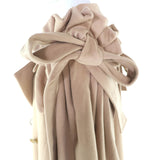 ヘンネ AMAGO COAT 肩リボン装飾 超ロング丈 コート キャメル F （レディースLサイズ相当） レディース