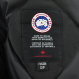 カナダグース ROSSCLAIR PARKA ファー・フード・ロゴワッペン付 ダウンコート ブラック S/P レディース