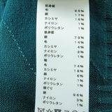 エルメス カシミヤ 長袖 リブ ニット グリーン系 34 レディース