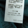 エルメス カシミヤ 長袖 リブ ニット グリーン系 34 レディース