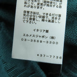 エルメス カシミヤ 長袖 リブ ニット グリーン系 34 レディース