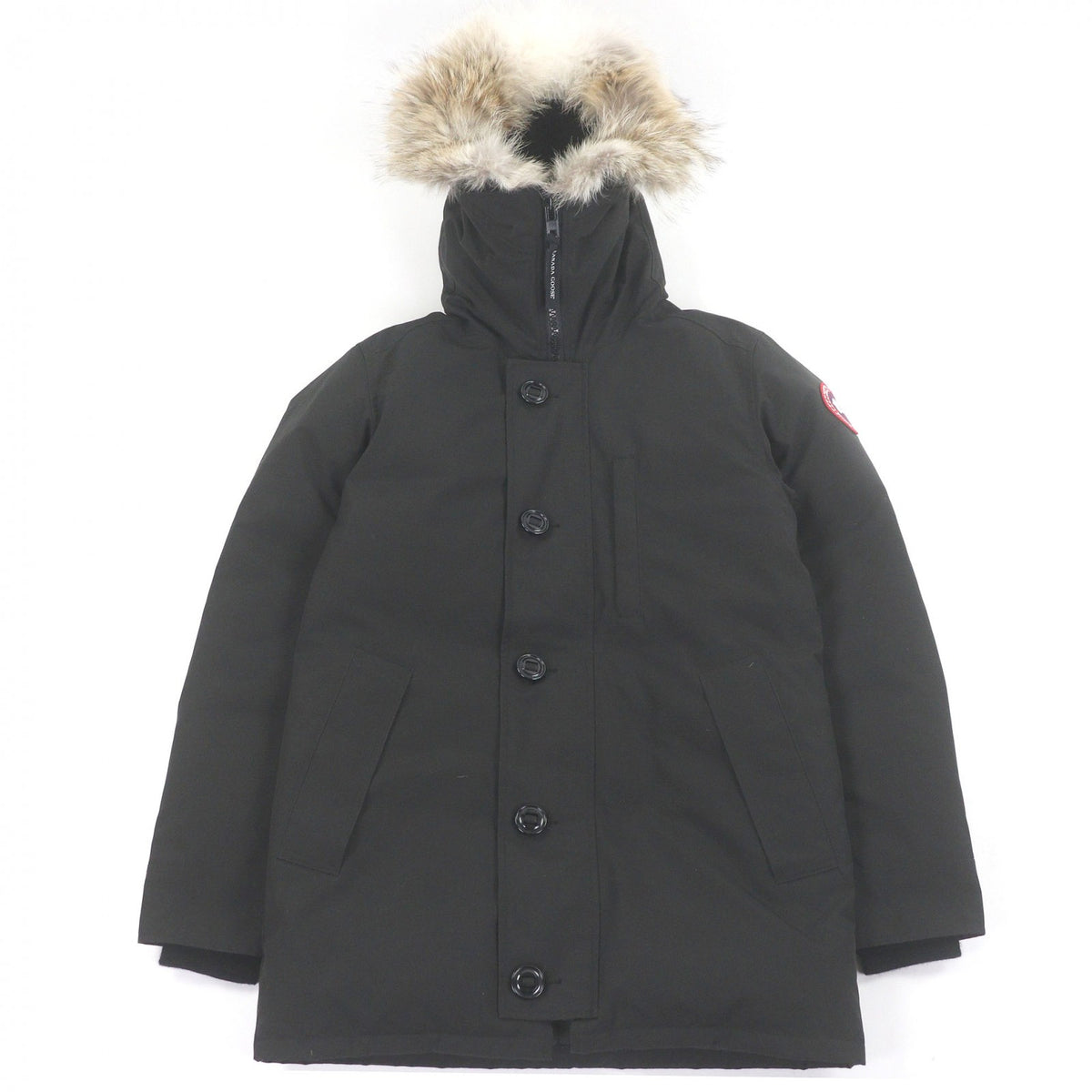カナダグース JASPER PARKA ダウンジャケット ブラック S メンズ