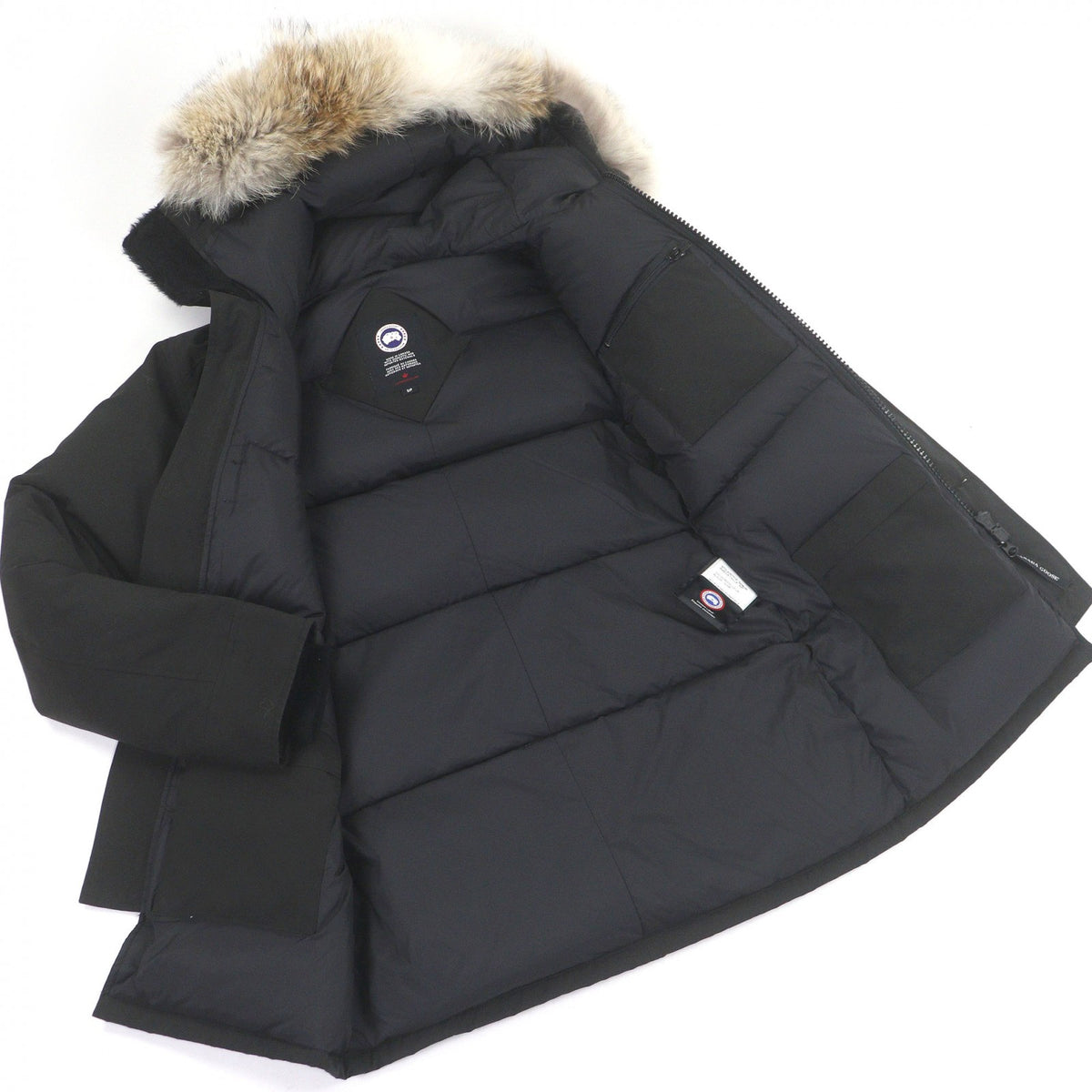 カナダグース JASPER PARKA ダウンジャケット ブラック S メンズ