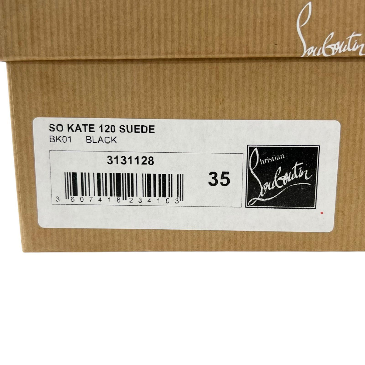 クリスチャンルブタン SO KATE 120 ポインテッドトゥ ピンヒール
 パンプス ブラック 35 レディース