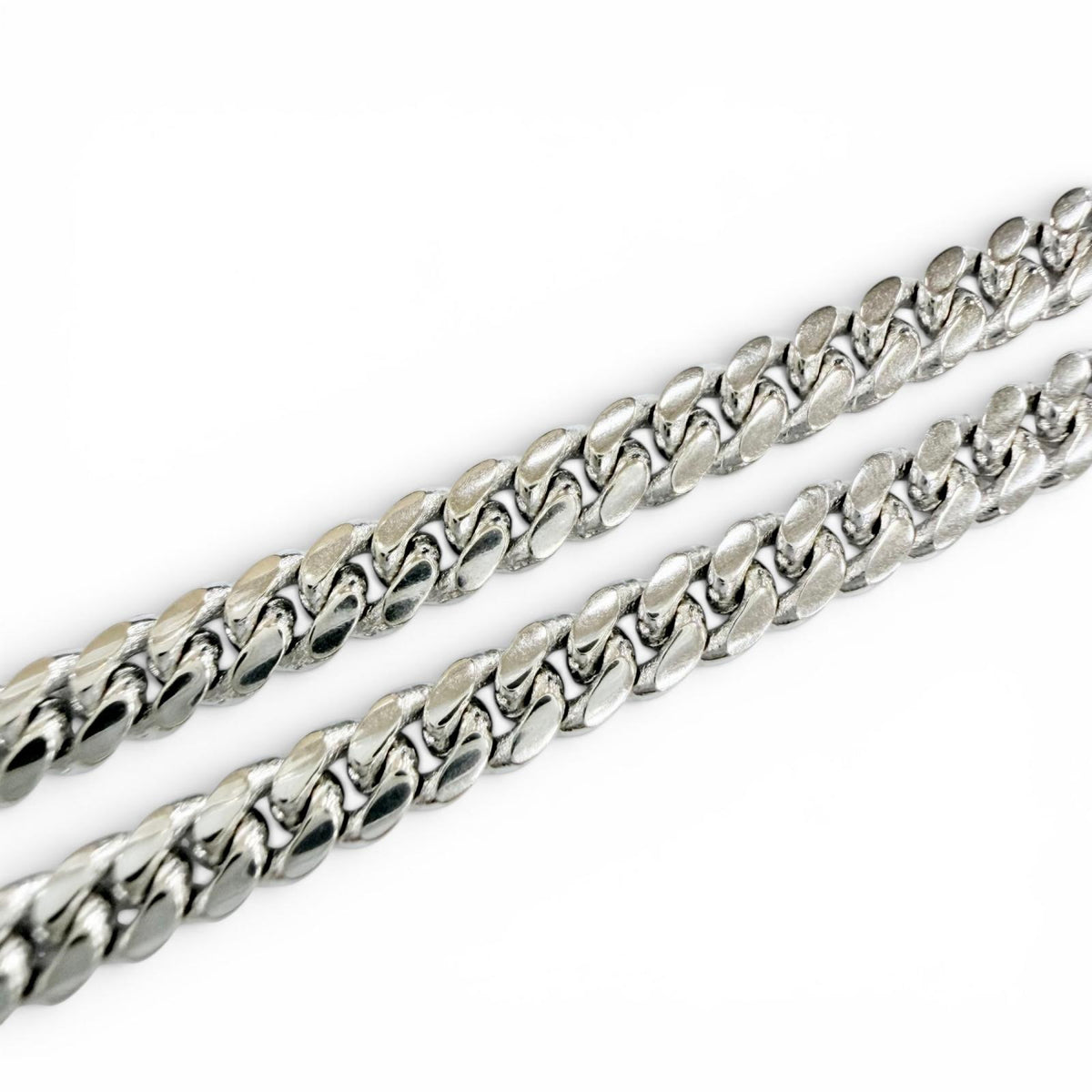 アヴァランチ マイアミ 幅3.2mm 全長50.6cm チェーン ネックレス ホワイトゴールド メンズ