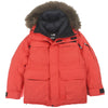 ザ・ノースフェイス Southern Cross Parka ファー付き フーデッド ダブルジップアップ ダウンジャケット オレンジ M メンズ