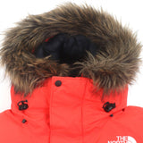 ザ・ノースフェイス Southern Cross Parka ファー付き フーデッド ダブルジップアップ ダウンジャケット オレンジ M メンズ