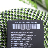 プラダ カシミア29% ロゴ刺繡 ハイネック ニット グリーン系 トライアングル柄 48 メンズ