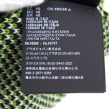 プラダ カシミア29% ロゴ刺繡 ハイネック ニット グリーン系 トライアングル柄 48 メンズ