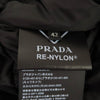 プラダ Re Nylon トライアングルロゴ ベルト付 ダウンコート ブラック IT 42 レディース 未使用品