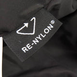 プラダ トライアングルロゴ フード付き 総柄 RE-NYLON ダウン マフラー レッド 220×1800mm レディース