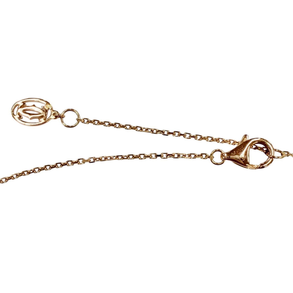 カルティエ デスティネ GIA No.7416210966 750(PG) ダイヤモンド16P 中央ダイヤ0.24ct/F/VVS2/3EX ネックレス ピンクゴールド レディース