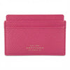 スマイソン PANAMA FLAT CARD HOLDER ロゴ刻印 名刺入れ カードケース ピンク レディース