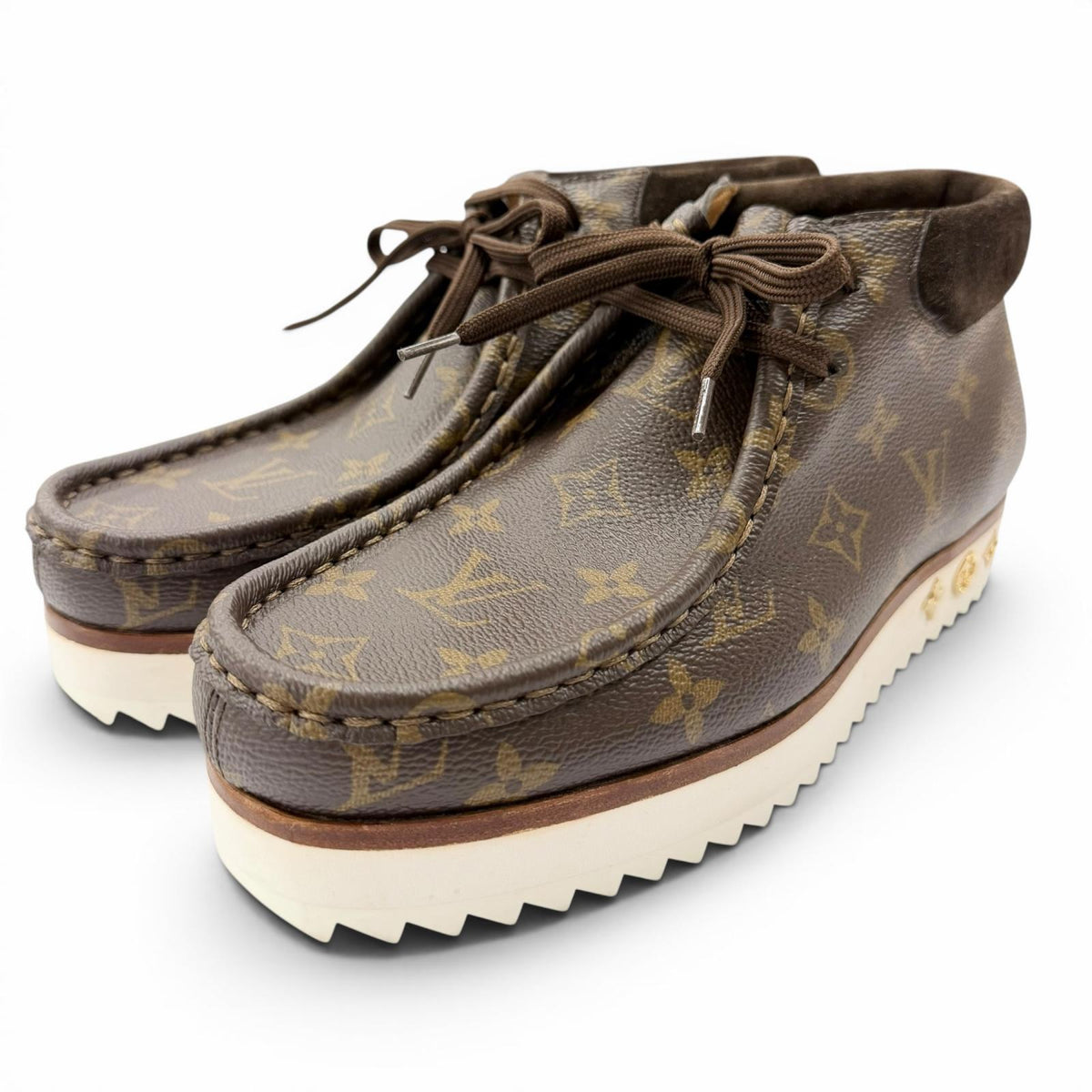 ルイヴィトン LV モッズライン NIGO ニゴー アンクルブーツ ブラウン 6 メンズ