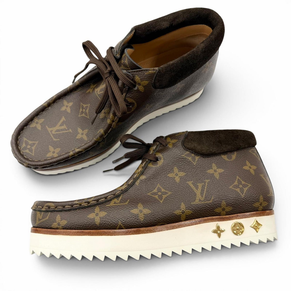 ルイヴィトン LV モッズライン NIGO ニゴー アンクルブーツ ブラウン 6 メンズ