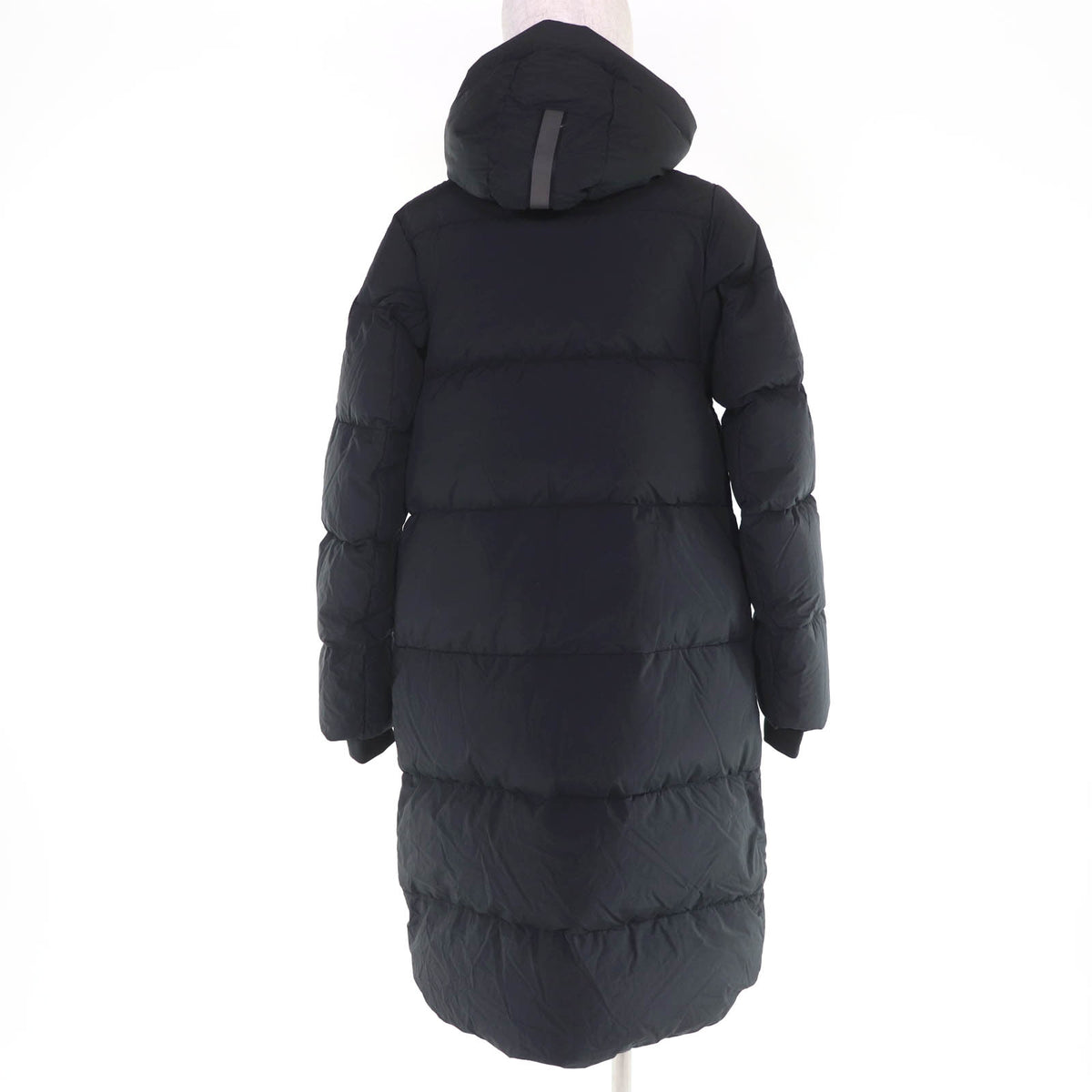 カナダグース Byward Parka ロゴワッペン・フード付 ダウンコート ブラック XS レディース