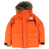 ザ・ノースフェイス SUMMIT SERIES Southern Cross Parka サザンクロスパーカ ロゴワッペン エコファー・フード付き ダウンジャケット オレンジ L メンズ
