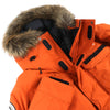 ザ・ノースフェイス SUMMIT SERIES Southern Cross Parka サザンクロスパーカ ロゴワッペン エコファー・フード付き ダウンジャケット オレンジ L メンズ