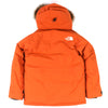 ザ・ノースフェイス SUMMIT SERIES Southern Cross Parka サザンクロスパーカ ロゴワッペン エコファー・フード付き ダウンジャケット オレンジ L メンズ
