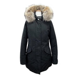 ウールリッチ ARCTIC PARKA アークティックパーカー ファー フード付き
 ダウンジャケット ブラック XS レディース
