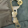 バブアー SPEY WAX JACKET レザー使い ロゴボタン付 オイルド ジャケット ダークグリーン UK8 レディース