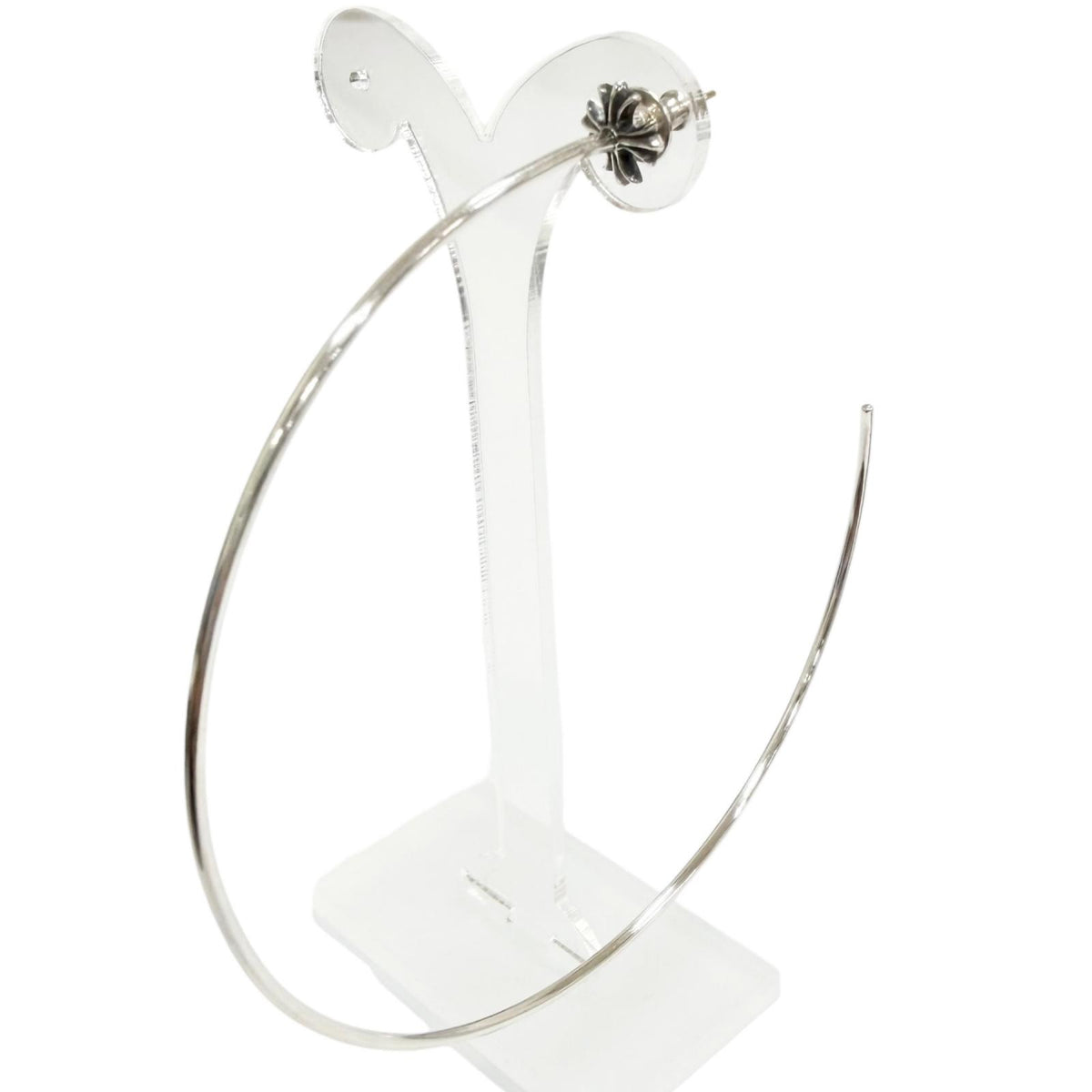 クロムハーツ HOOP CH PLS CHプラス フープ ピアス シルバー レディース