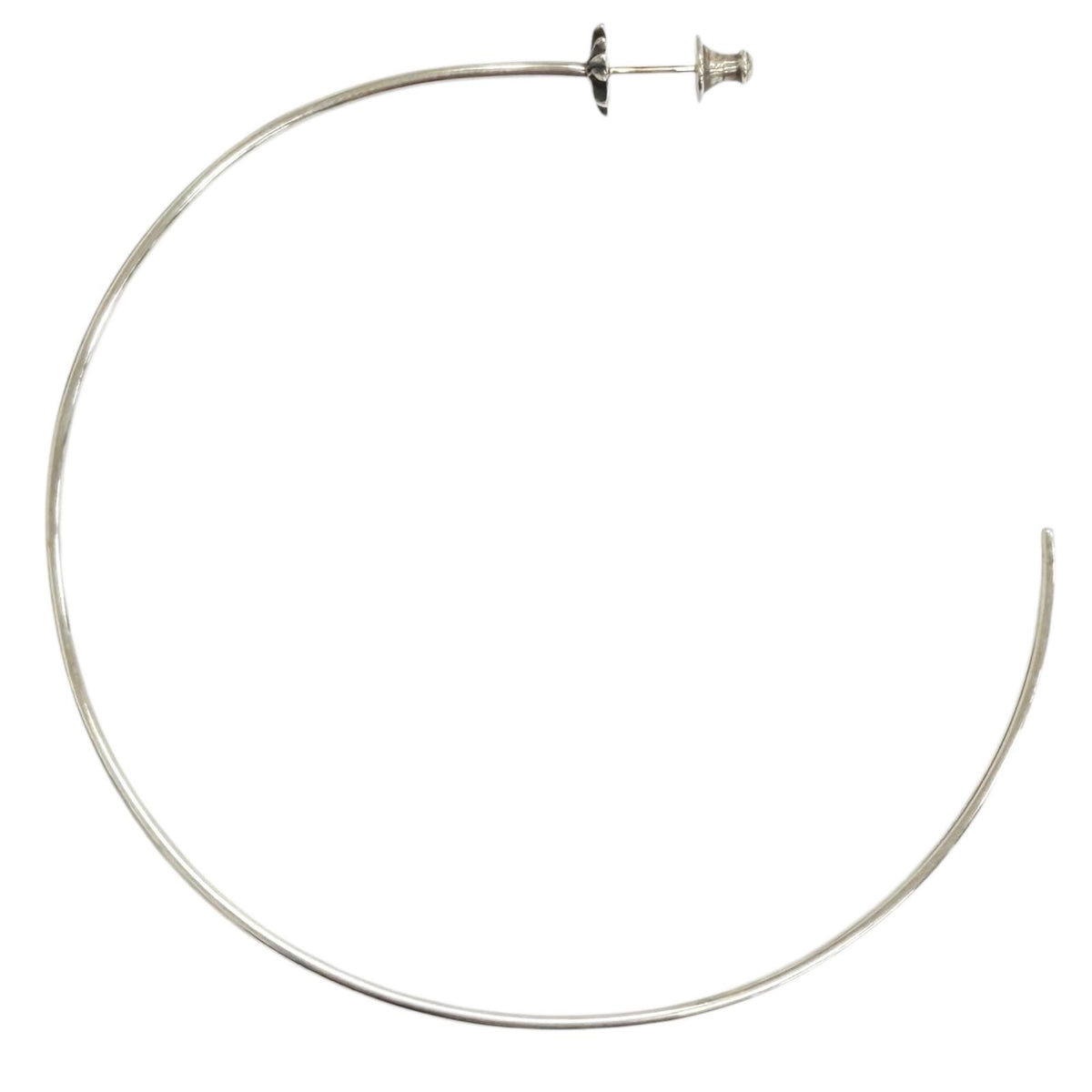 クロムハーツ HOOP CH PLS CHプラス フープ ピアス シルバー レディース
