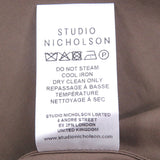 スタジオニコルソン CLIFTON JACKET Olmetex社製テクニカルファブリック使用 ジャケット ブラウン S メンズ