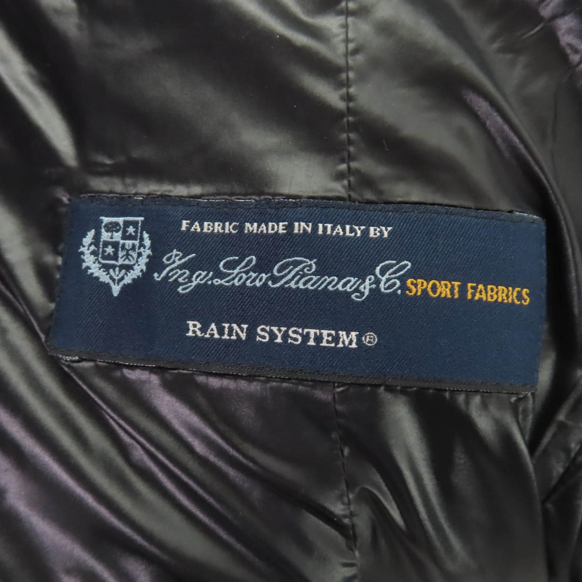 ヘルノ ロロピアーナ社製生地使用 フォックスファー付 スタンドカラー ZIP UP ダウンコート ブラック 40 レディース