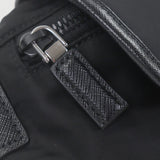 プラダ トライアングルロゴ 三角プレート Re-Nylon ボディバッグ ブラック メンズ