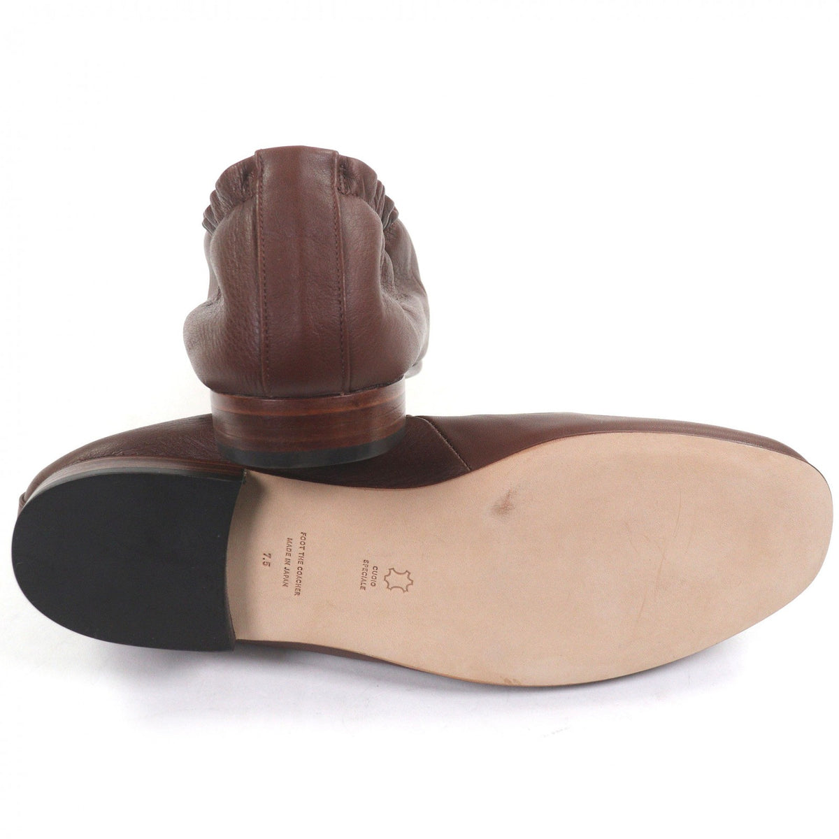 フット ザ コーチャー BALLET SHOES レザーシューズ ブラウン 7.5 メンズ