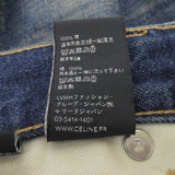 セリーヌ スリムフィット ジップフライ デニムパンツ インディゴ 24 レディース