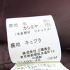 バーバリーロンドン フォックスファー・ロゴボタン付 コート ブラウン系 40 レディース