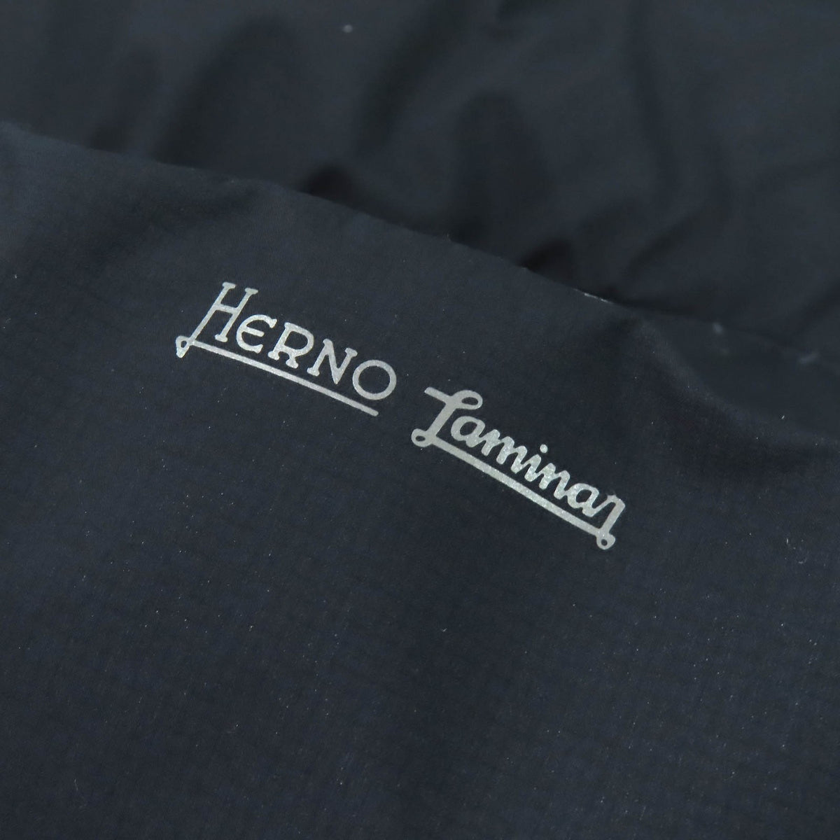 ヘルノ 3レイヤー シームレスダウンブルゾン GORE-TEX フーデッド ダウンジャケット ブラック 50 メンズ