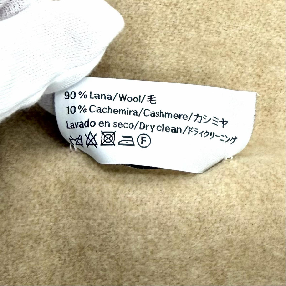 ロエベ バイカラー スカーフ 現行品 アナグラム刺繍入り フリンジ マフラー レディース
