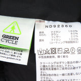 ザ・ノースフェイス Alteration Baffs Jacket オルタレーションバフズジャケット ロゴ刺繍 フード付き ダウンジャケット ブラック L メンズ